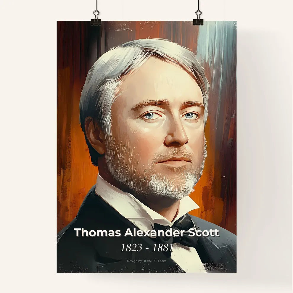 Portrait of Thomas Alexander Scott Poster
