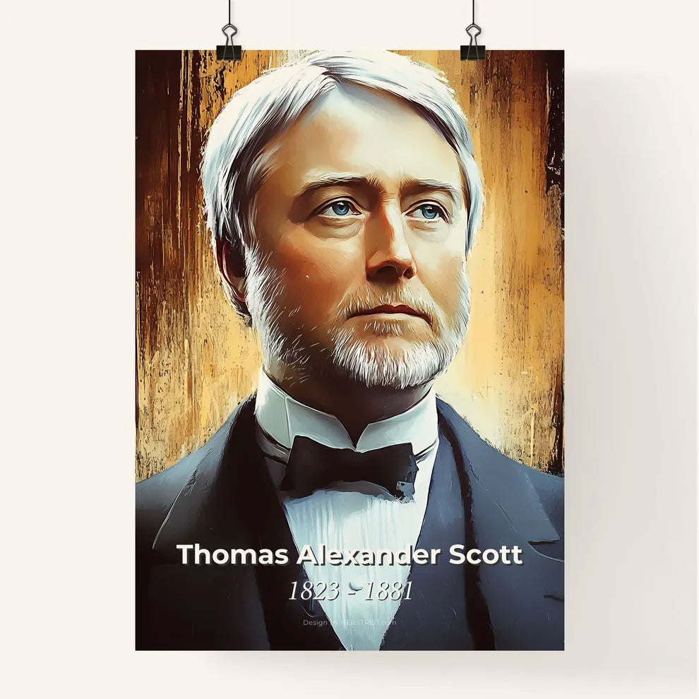 Portrait of Thomas Alexander Scott Poster