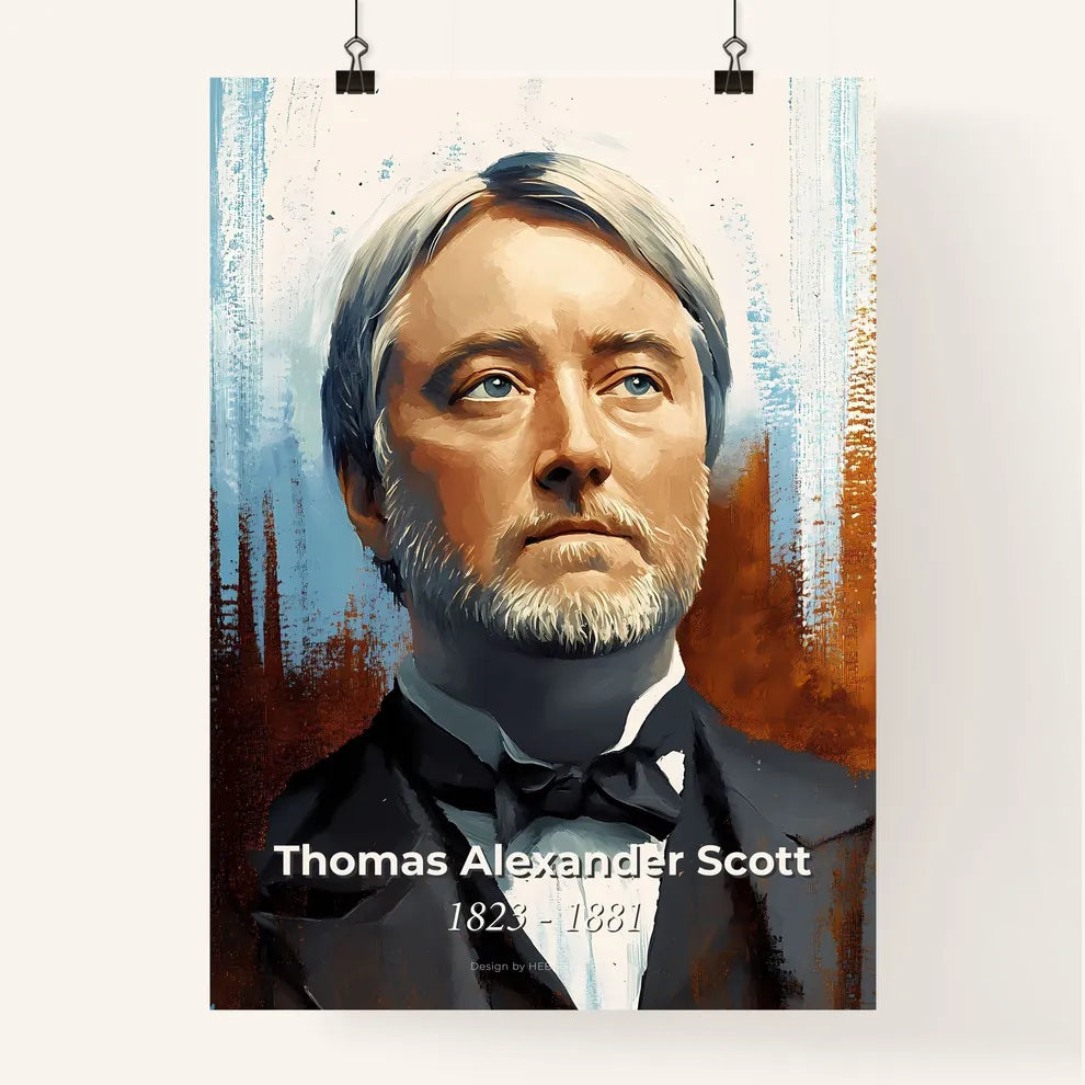 Portrait of Thomas Alexander Scott Poster