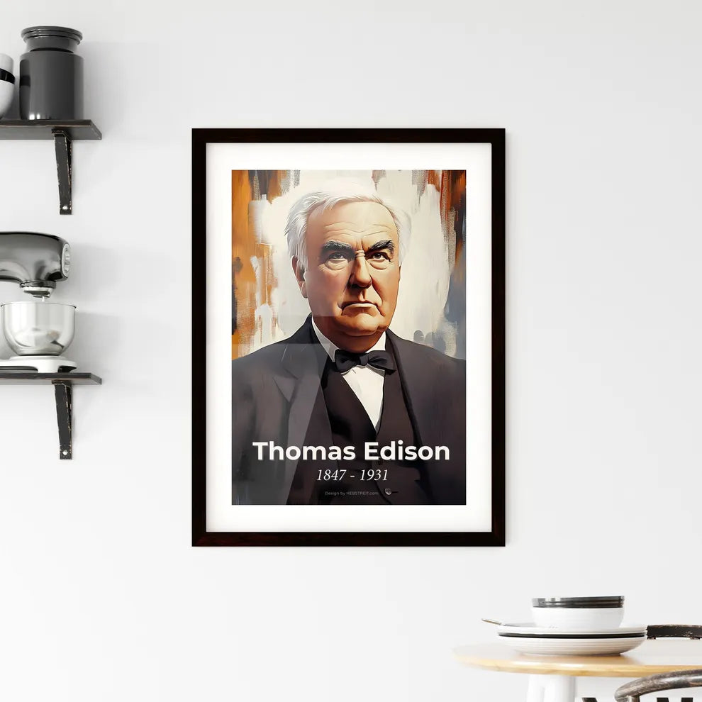 Portrait of Thomas Edison Hangings