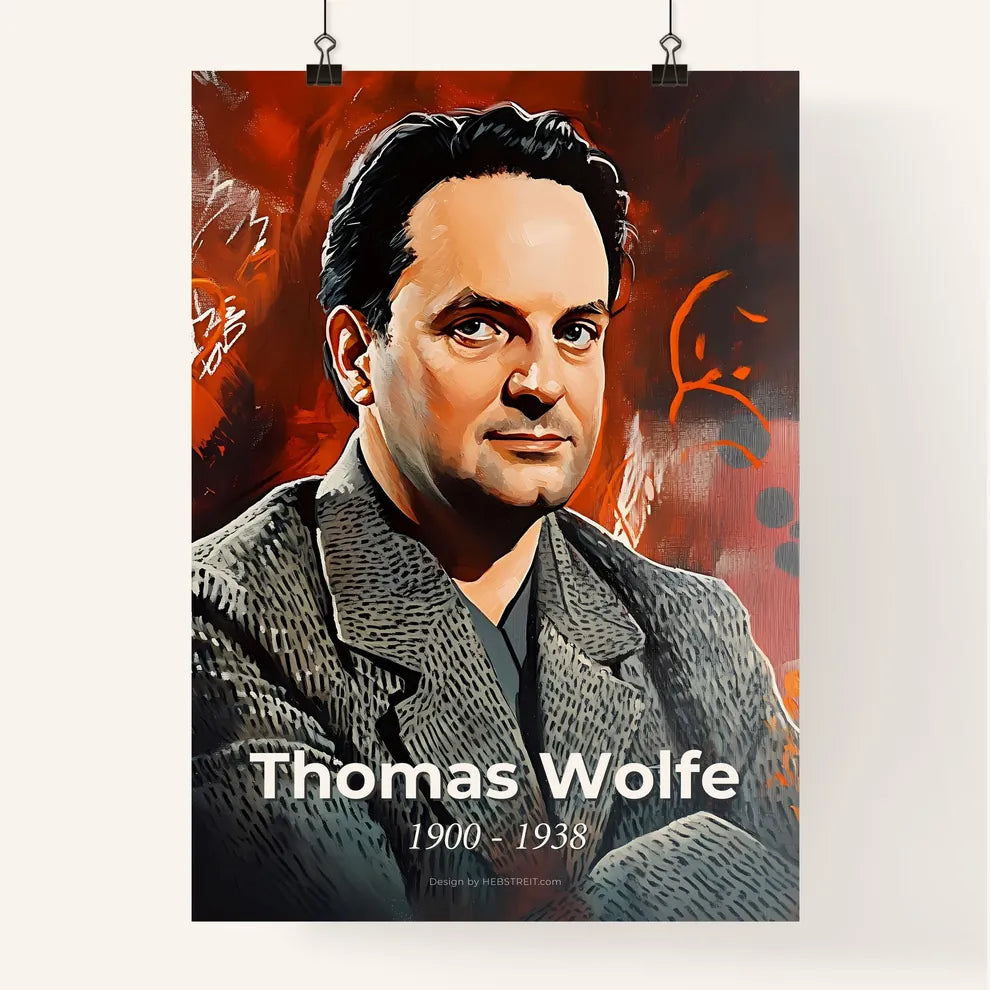 Portrait of Thomas Wolfe Poster