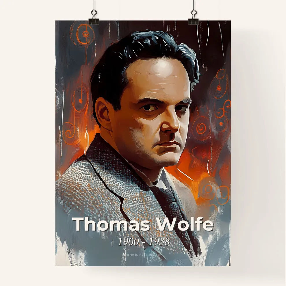 Portrait of Thomas Wolfe Poster