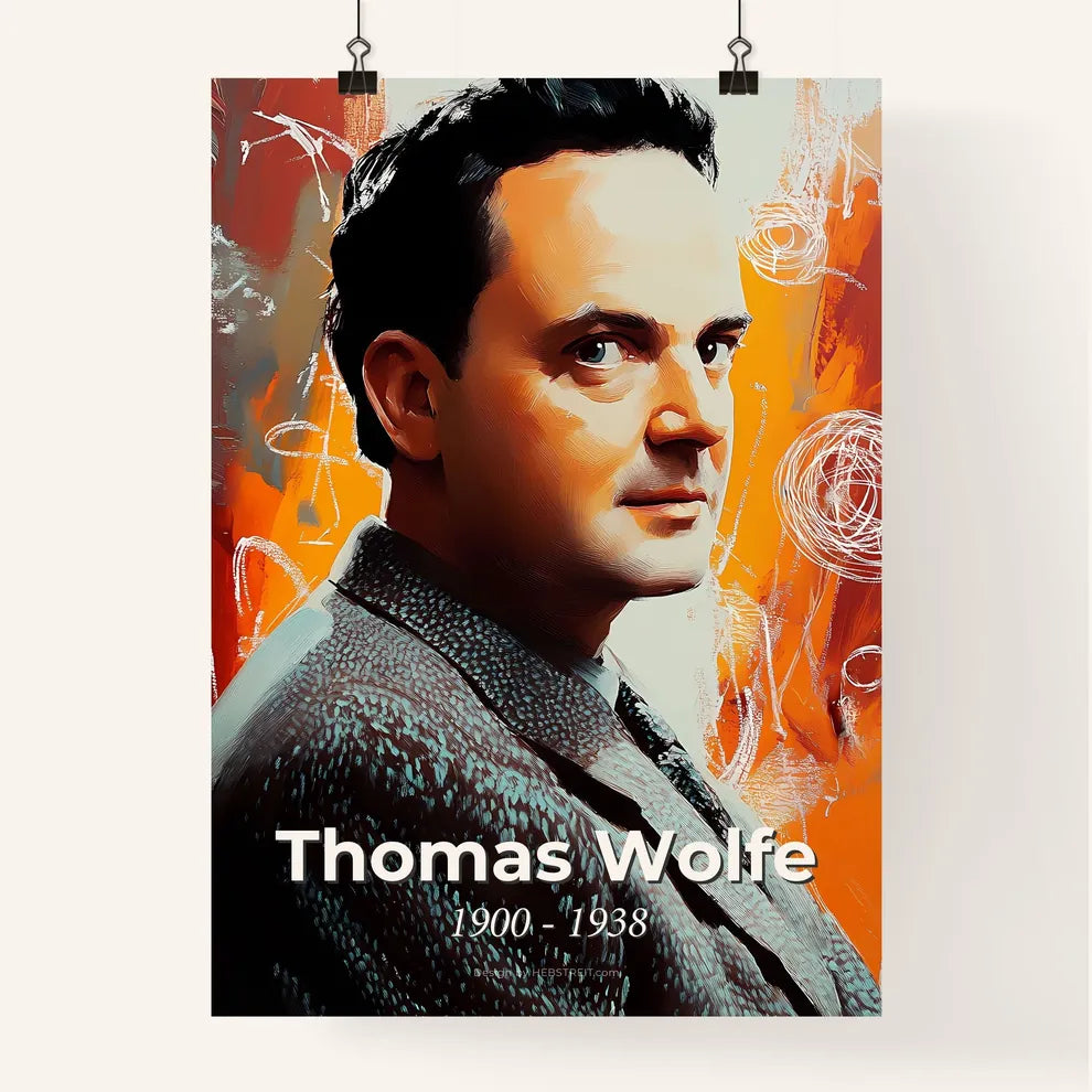 Portrait of Thomas Wolfe Poster