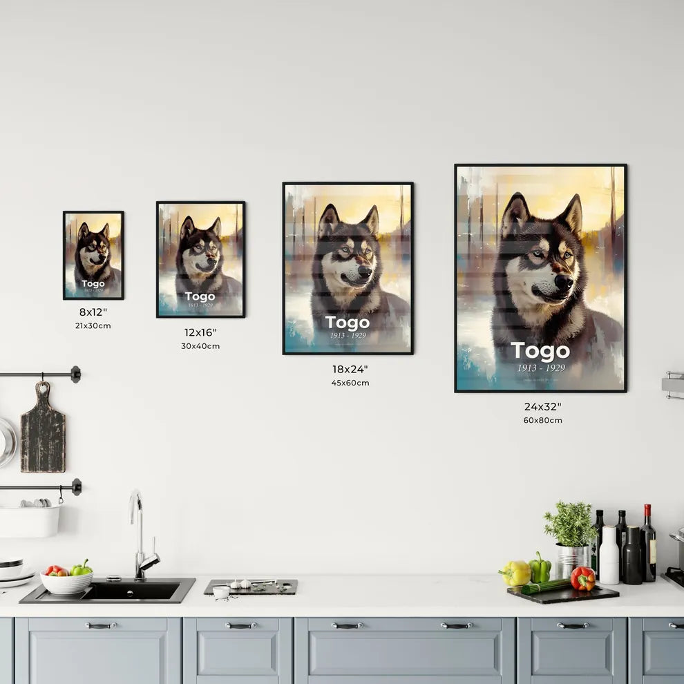 Portrait of Togo Size Chart