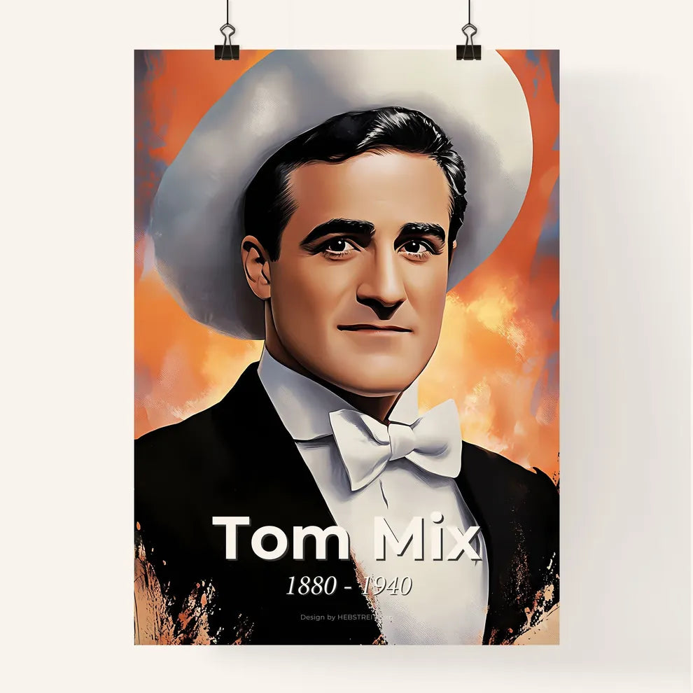 Portrait of Tom Mix Poster