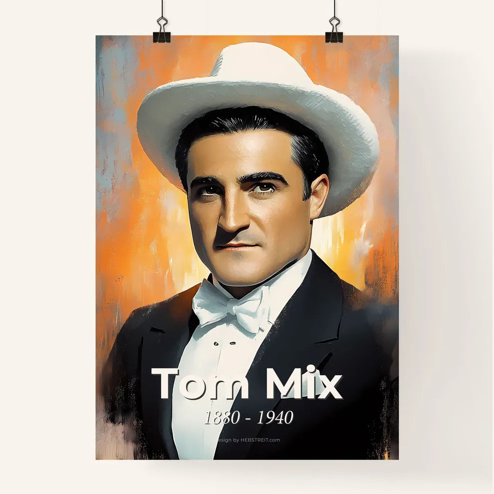 Portrait of Tom Mix Poster