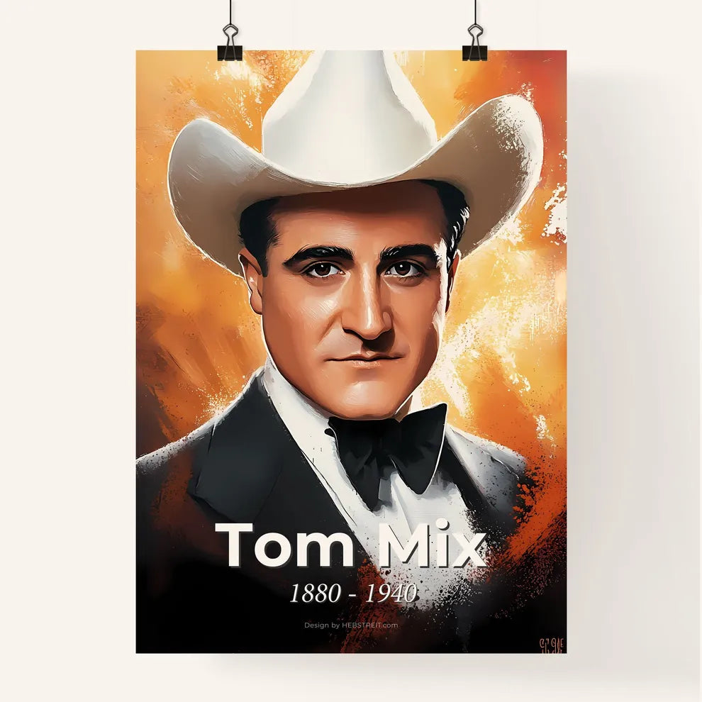 Portrait of Tom Mix Poster