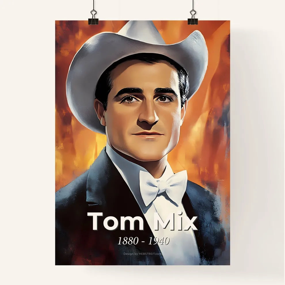 Portrait of Tom Mix Poster