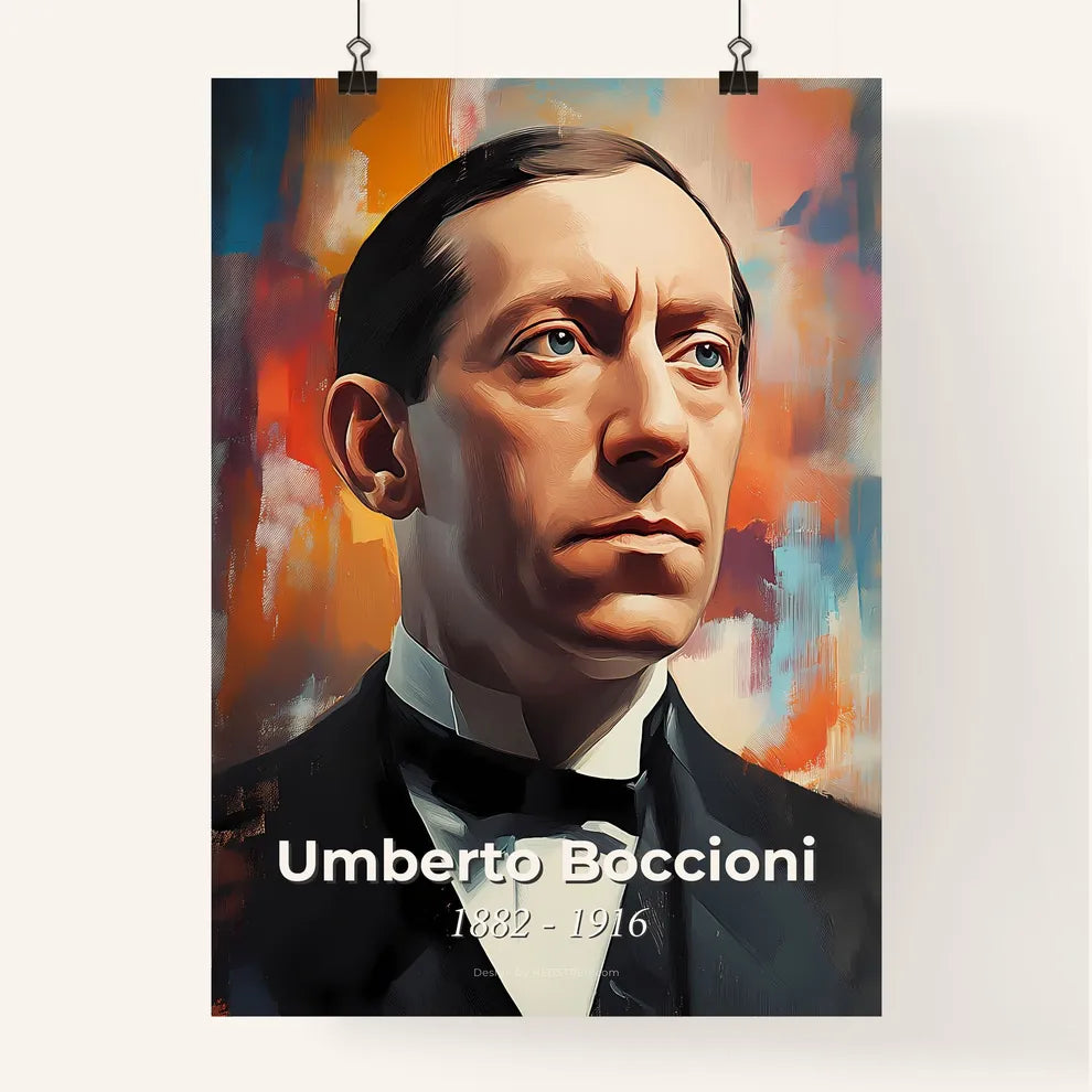 Portrait of Umberto Boccioni Poster