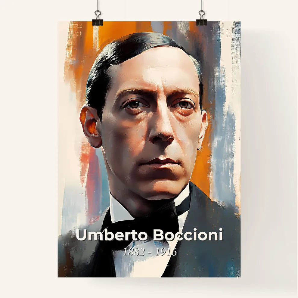 Portrait of Umberto Boccioni Poster