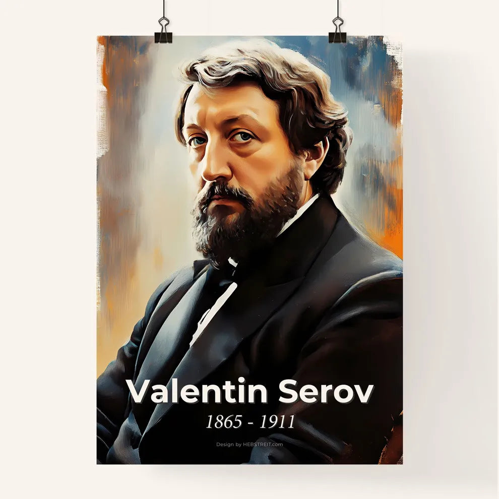 Portrait of Valentin Serov Poster