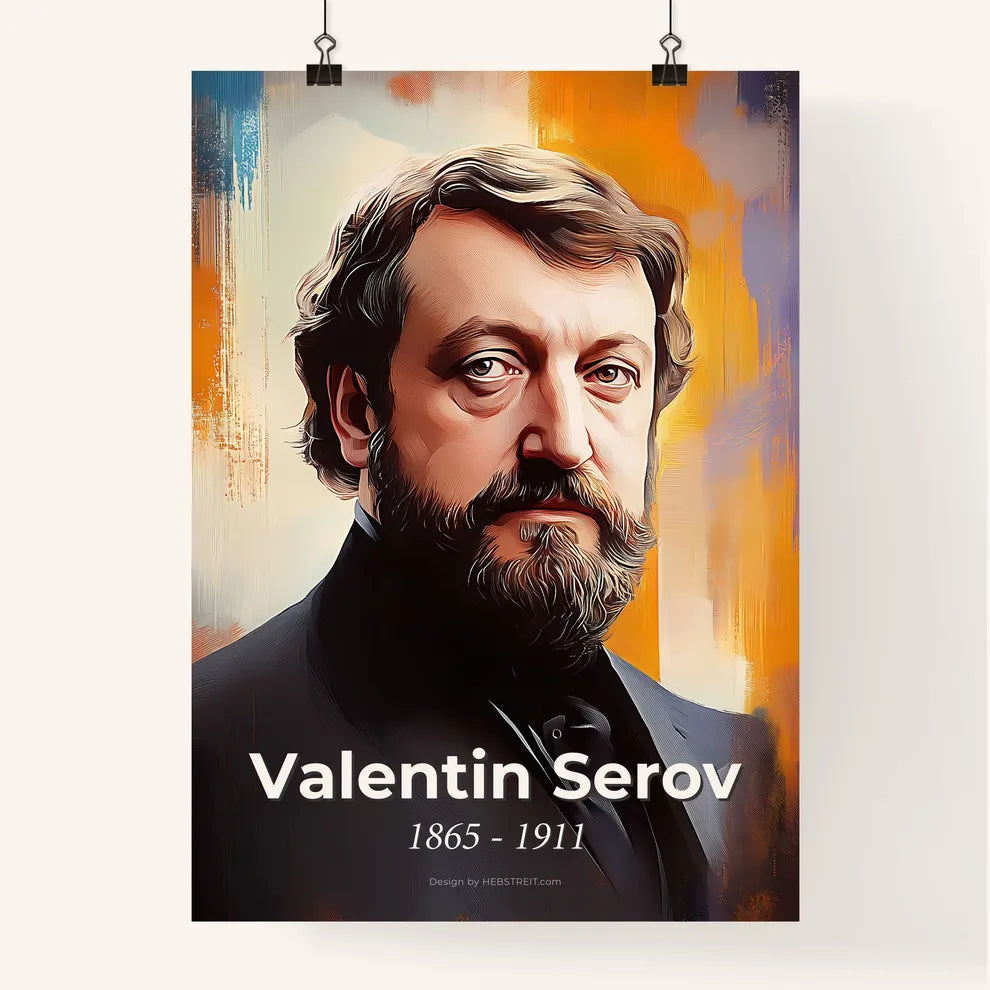 Portrait of Valentin Serov Poster