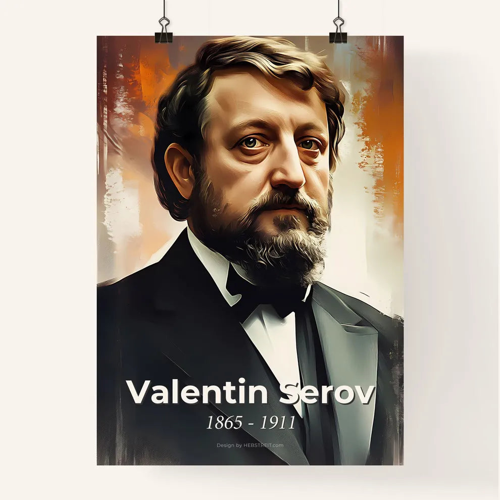 Portrait of Valentin Serov Poster