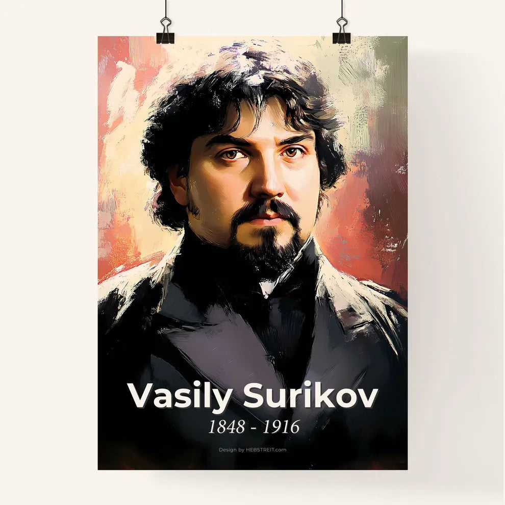 Portrait of Vasily Surikov Poster