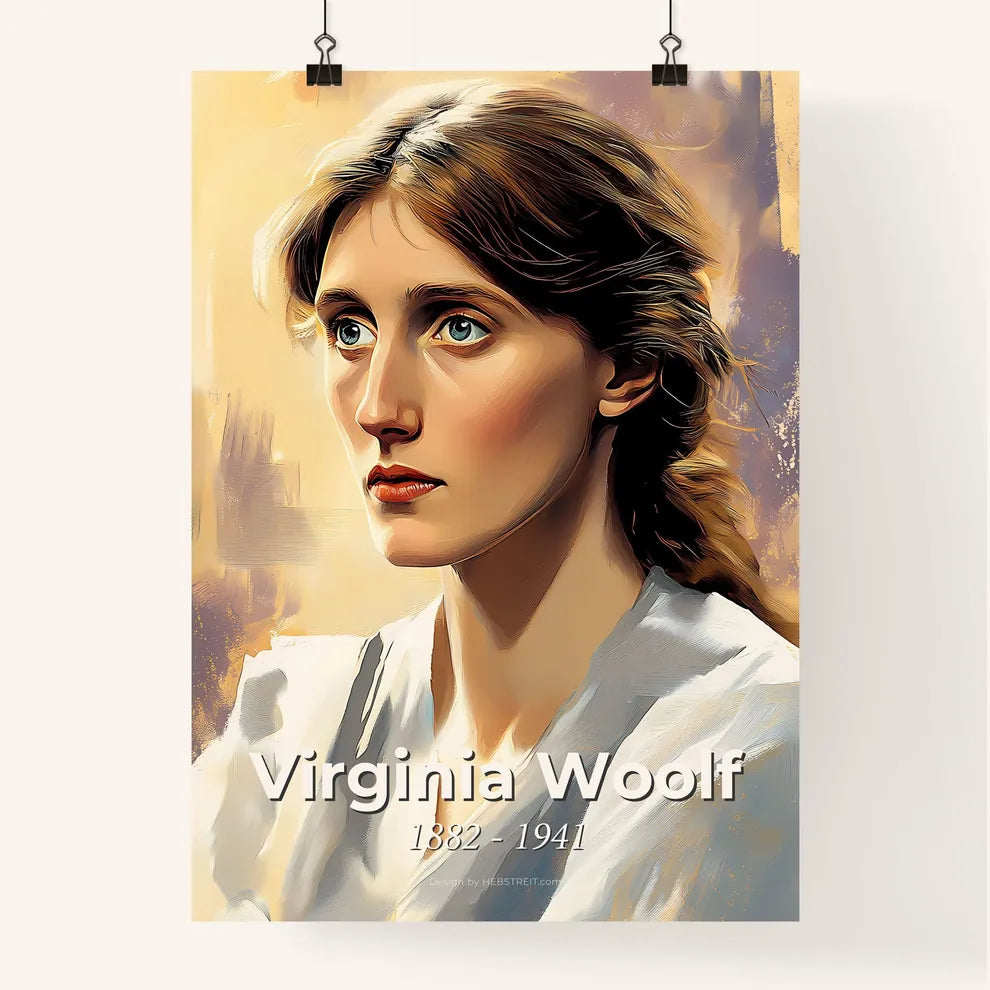 Portrait of Virginia Woolf Poster
