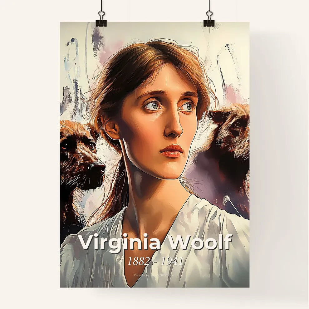 Portrait of Virginia Woolf Poster