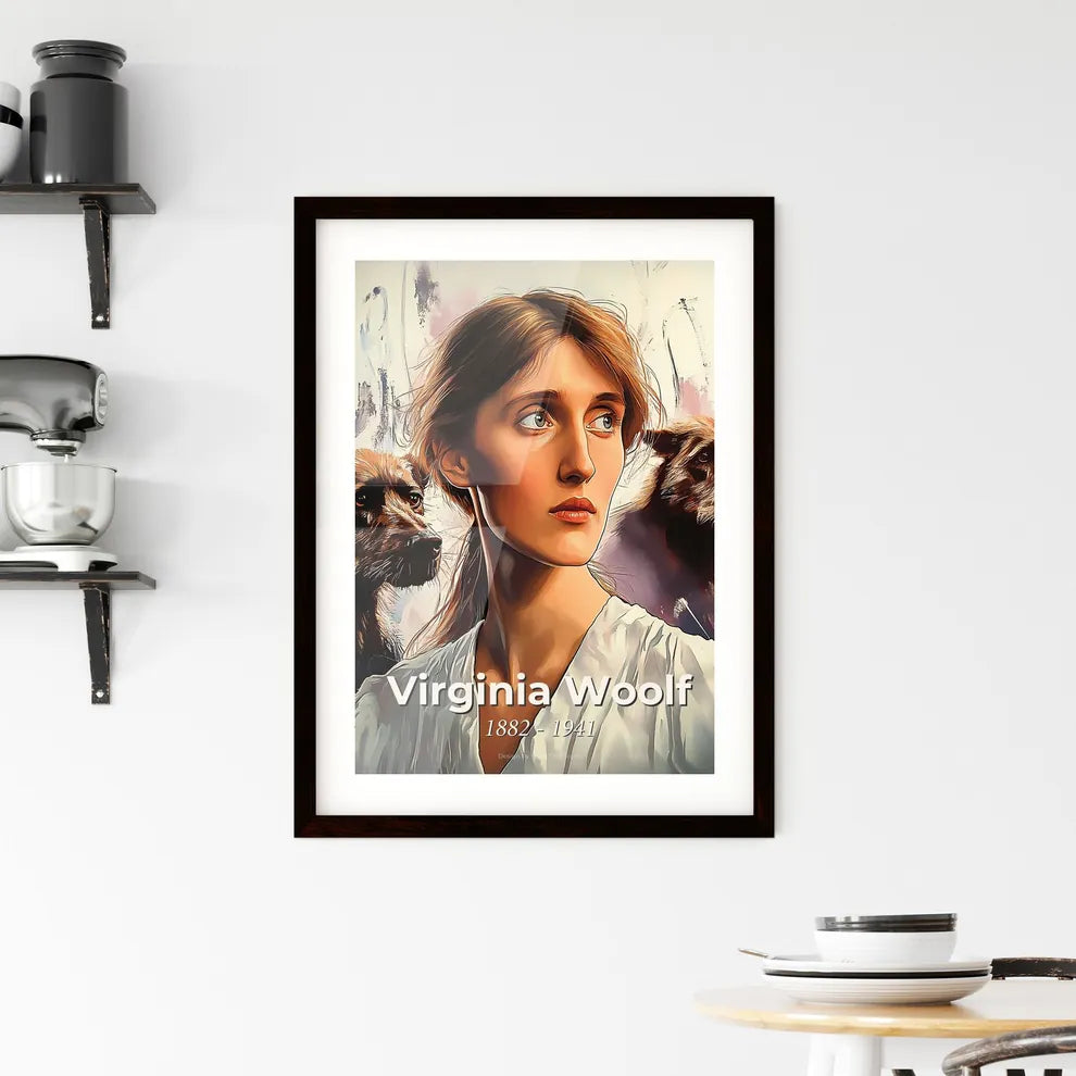Portrait of Virginia Woolf Framed Print