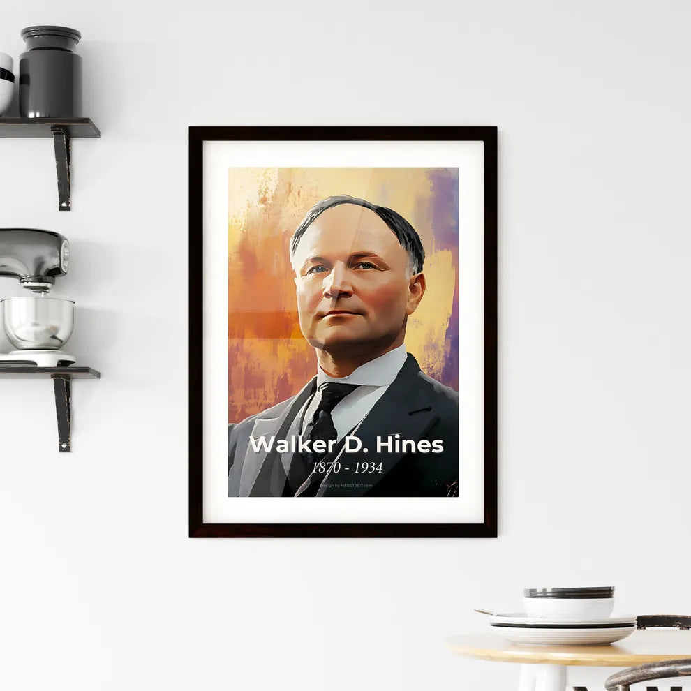 Portrait of Walker D. Hines Hangings