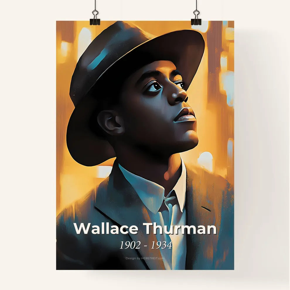 Portrait of Wallace Thurman Poster