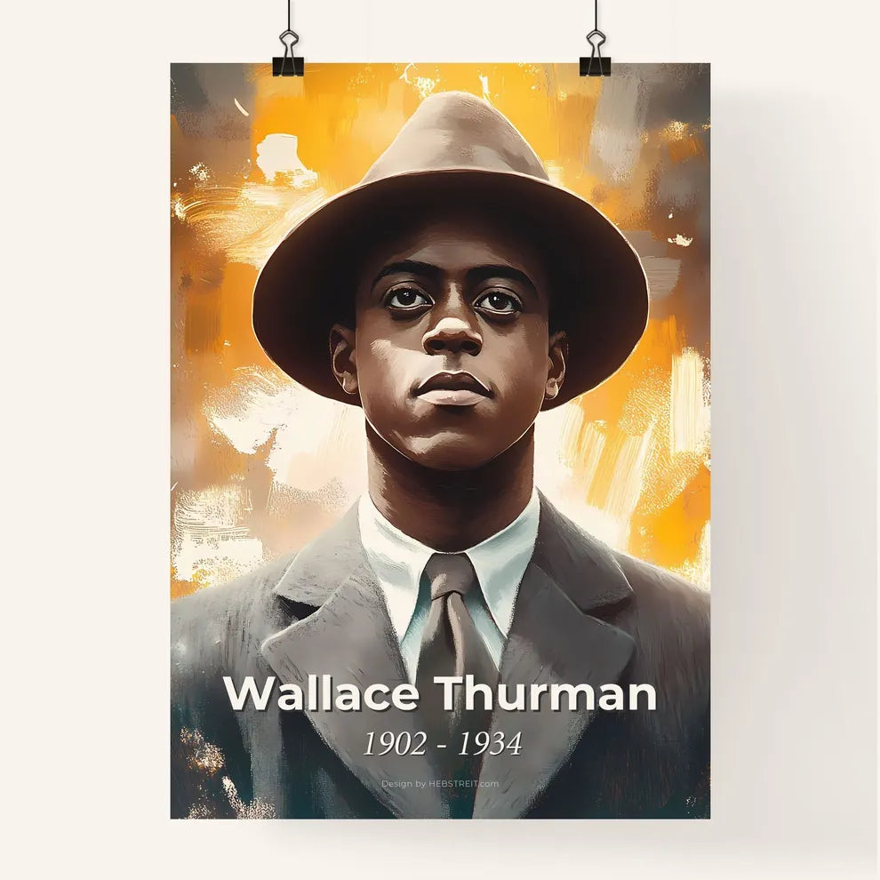 Portrait of Wallace Thurman Poster