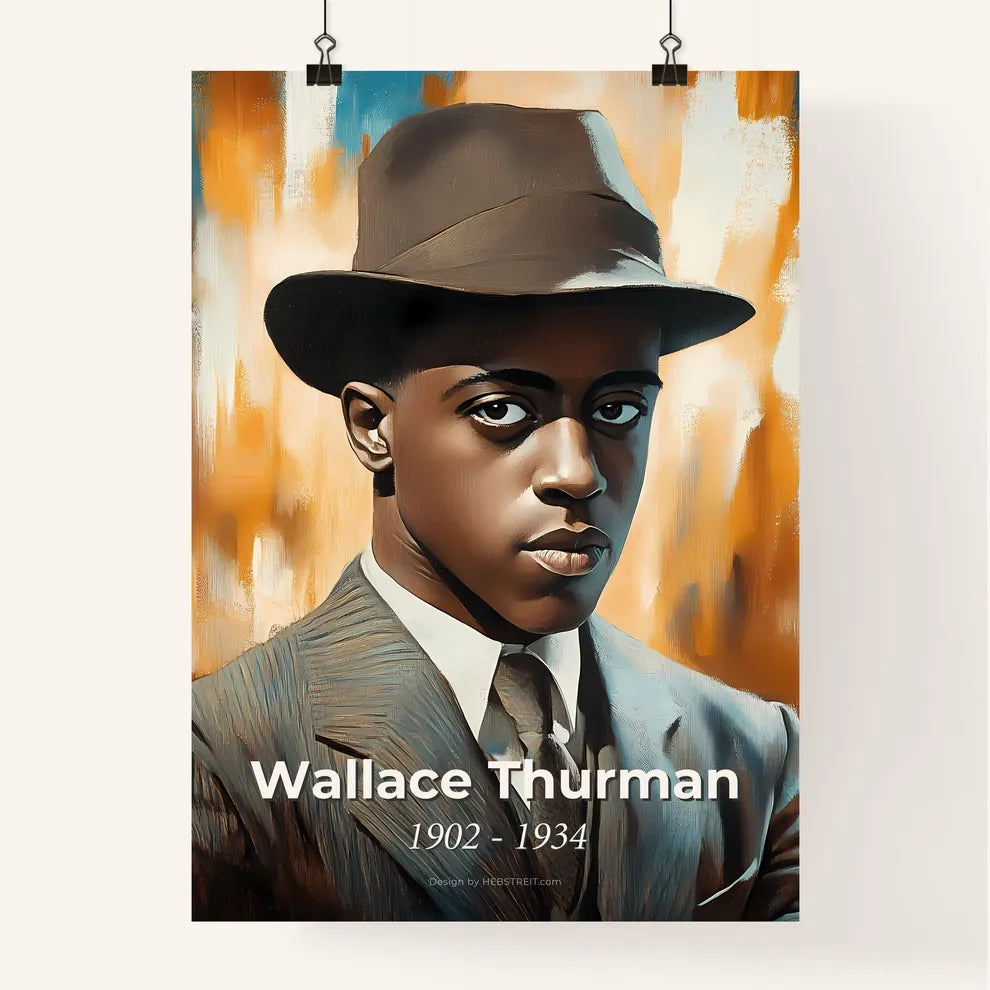 Portrait of Wallace Thurman Poster