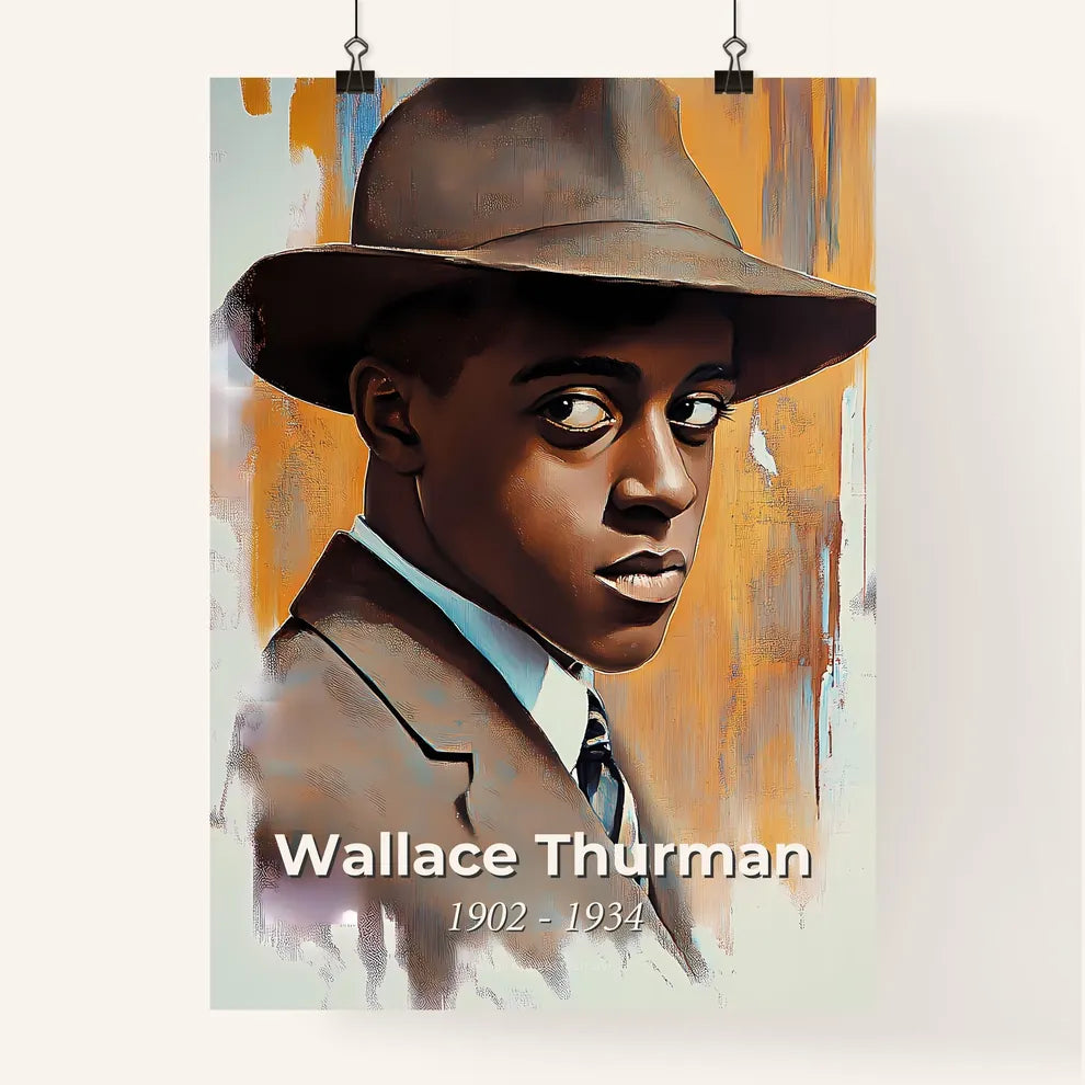 Portrait of Wallace Thurman Poster