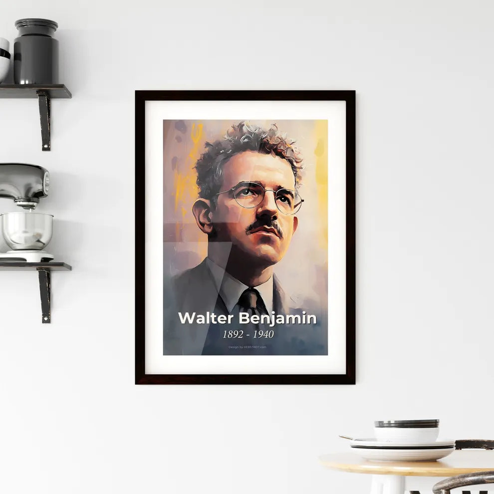 Portrait of Walter Benjamin Hangings