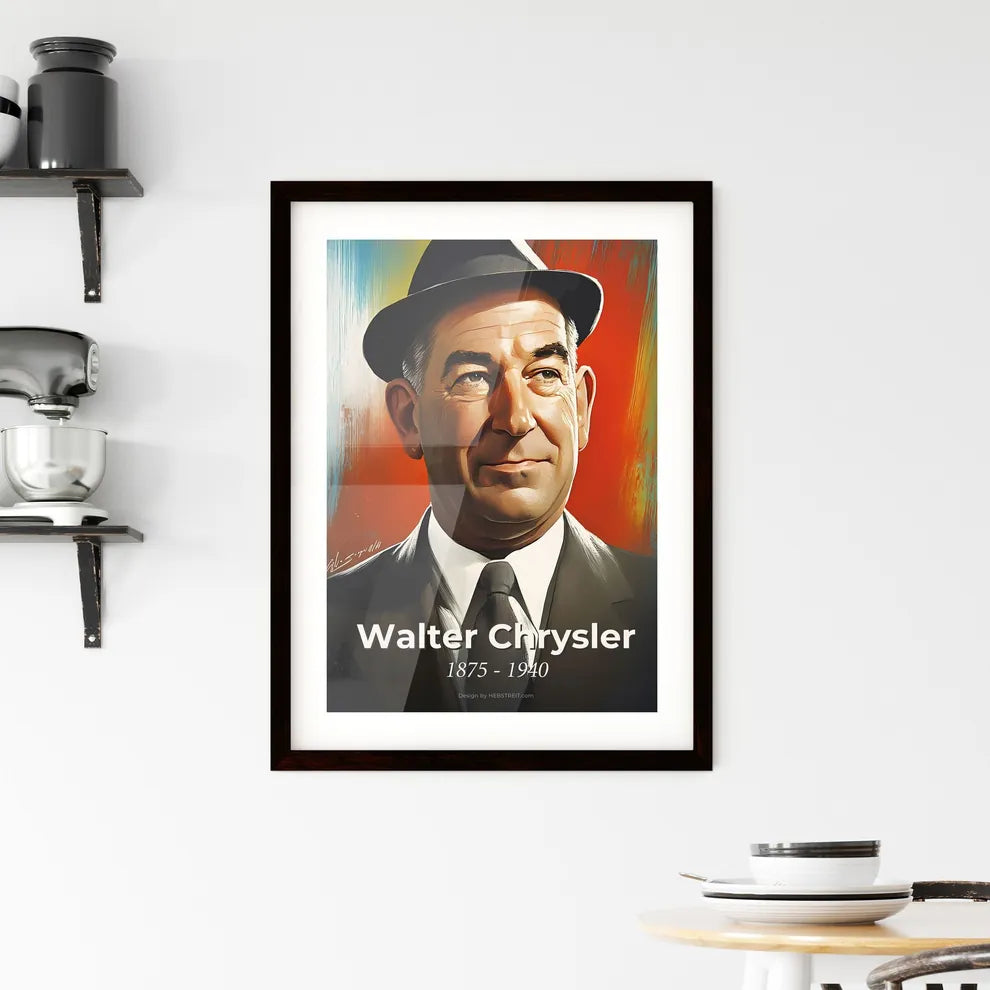 Portrait of Walter Chrysler Hangings