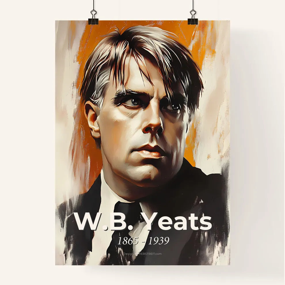 Portrait of W.B. Yeats Poster