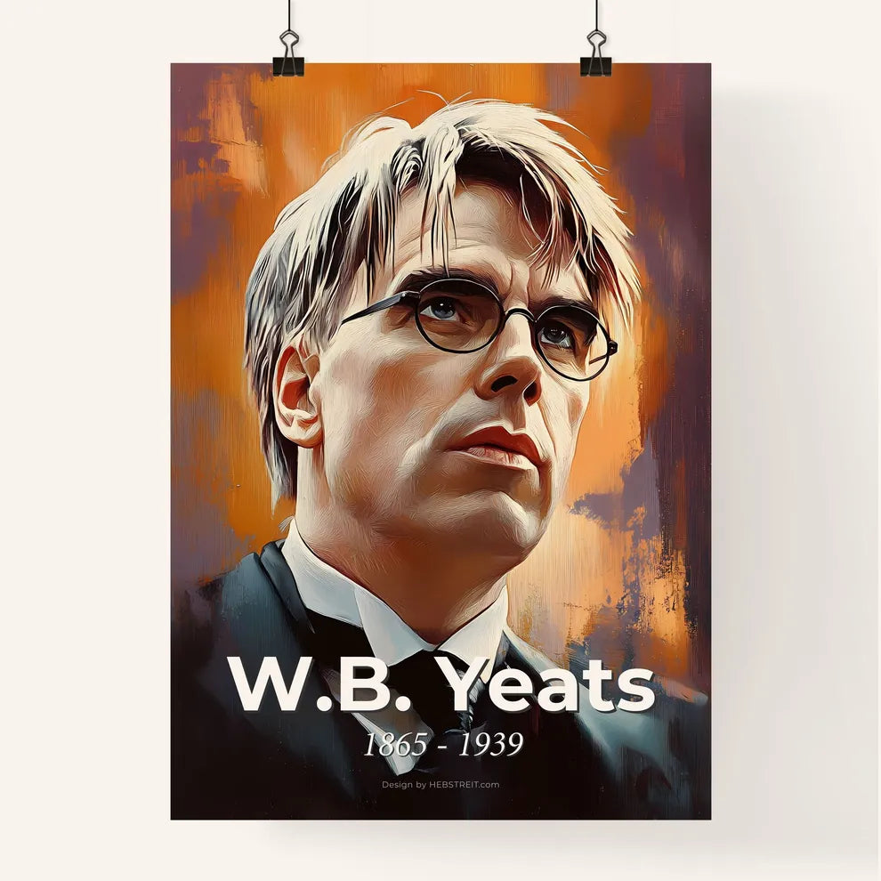 Portrait of W.B. Yeats Poster