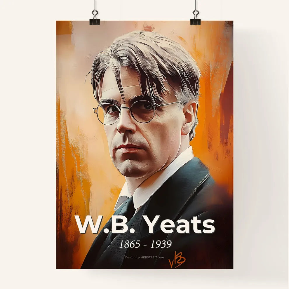 Portrait of W.B. Yeats Poster