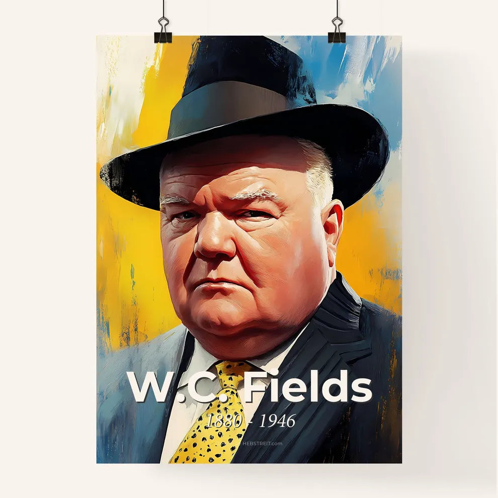 Portrait of W.C. Fields Poster