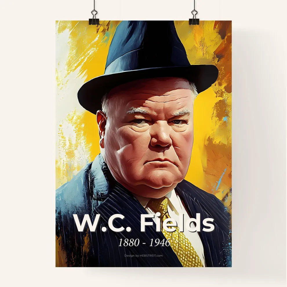 Portrait of W.C. Fields Poster