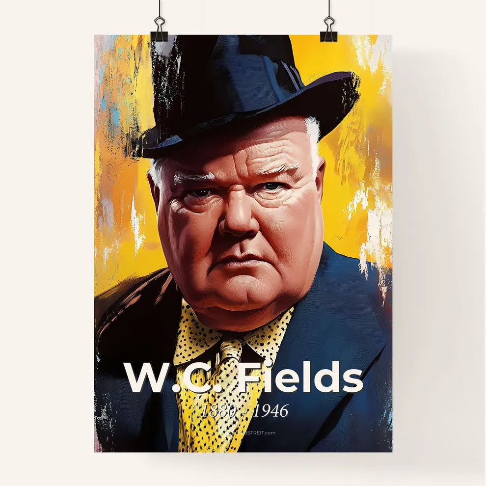 Portrait of W.C. Fields Poster