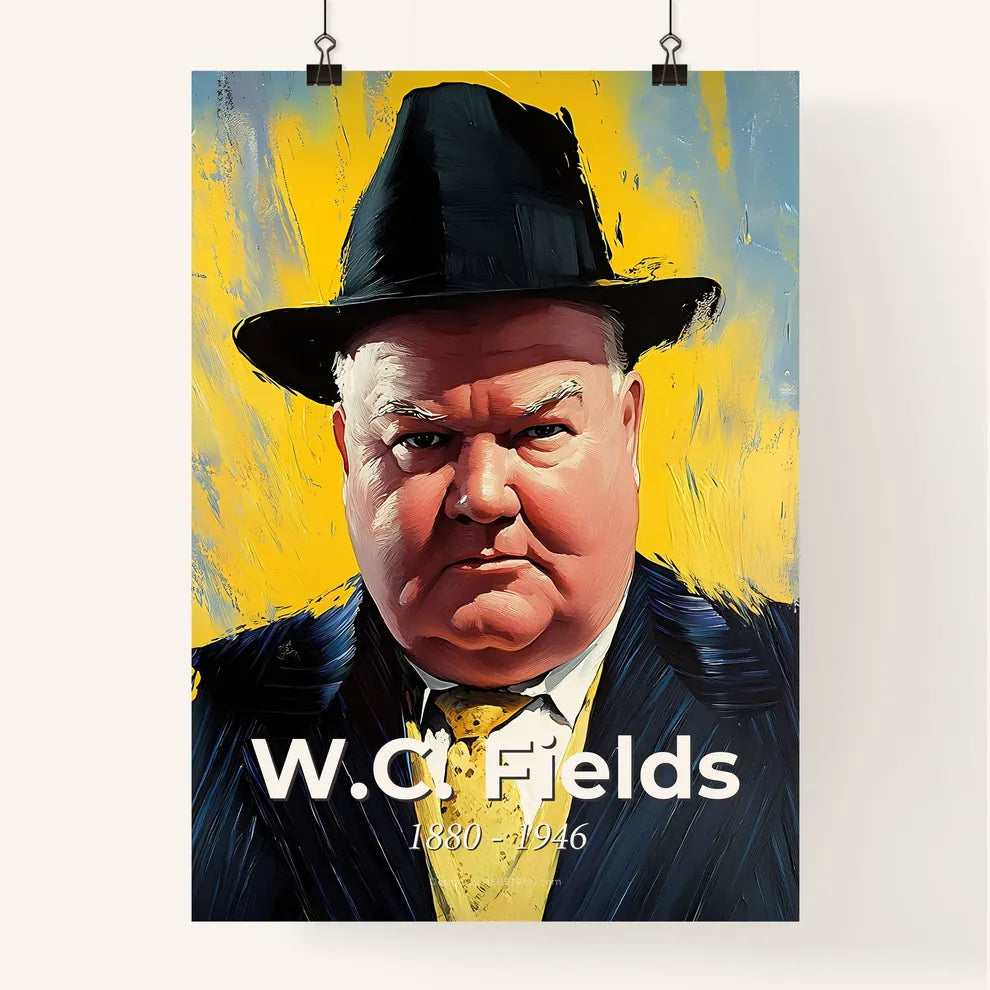 Portrait of W.C. Fields Poster