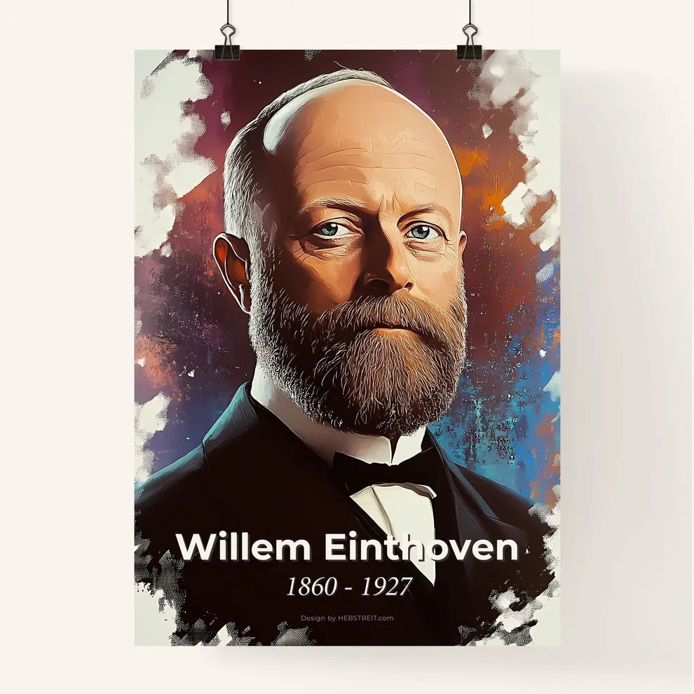 Portrait of Willem Einthoven Poster
