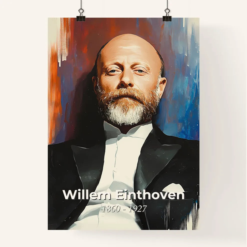 Portrait of Willem Einthoven Poster