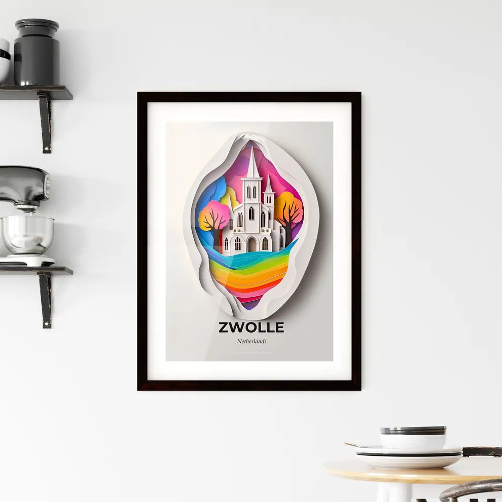 Vivid Zwolle, Netherlands, Framed Wall Art