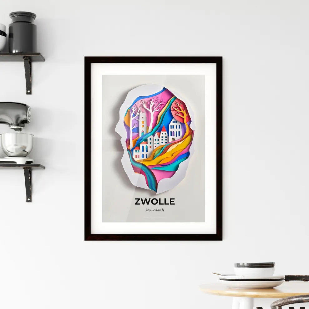 Vivid Zwolle, Netherlands, Framed Wall Art