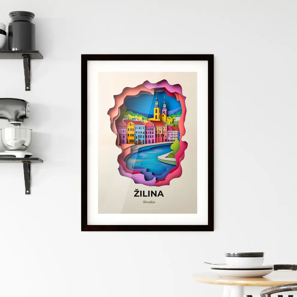 Vivid Žilina, Slovakia, Framed Wall Art