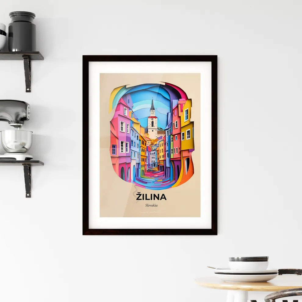 Vivid Žilina, Slovakia, Framed Wall Art
