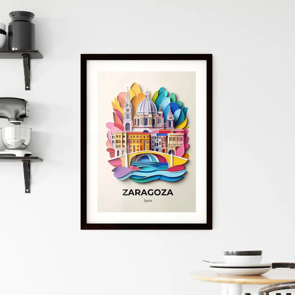 Vivid Zaragoza, Spain, Framed Wall Art