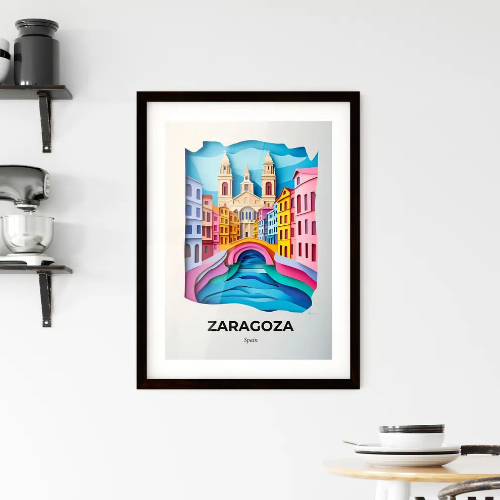 Vivid Zaragoza, Spain, Framed Wall Art