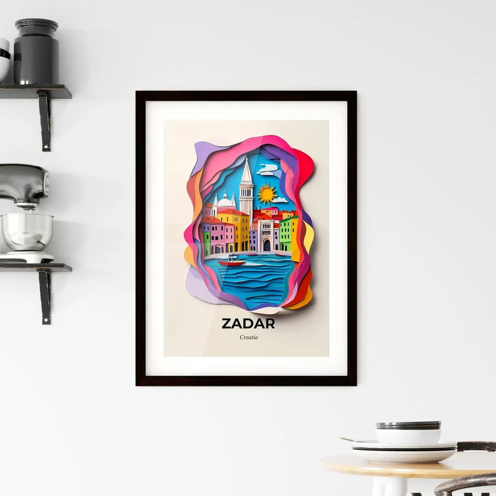 Vivid Zadar , Croatia, Framed Wall Art