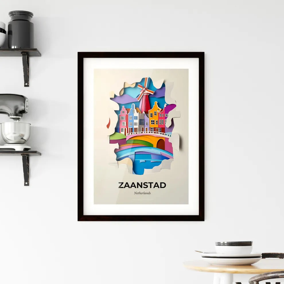 Vivid Zaanstad, Netherlands, Framed Wall Art