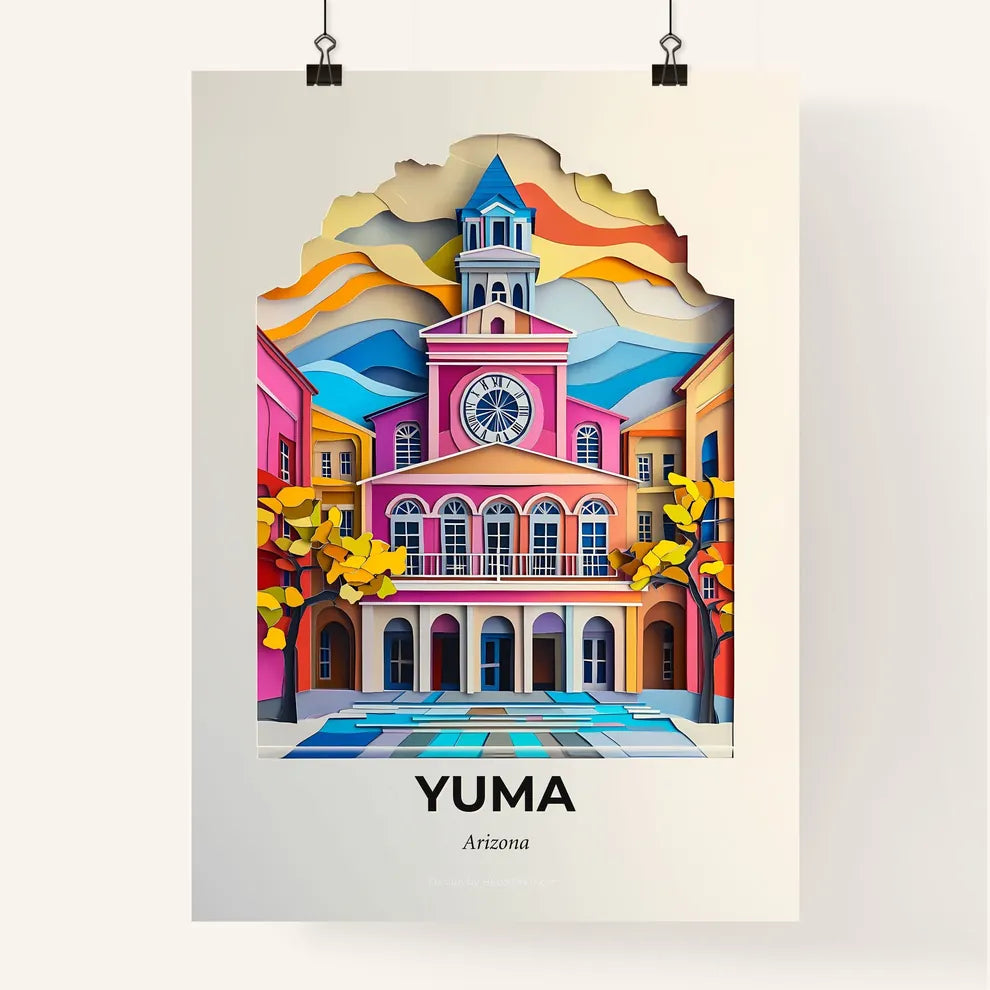 Vivid Yuma, Arizona, Colorful Poster