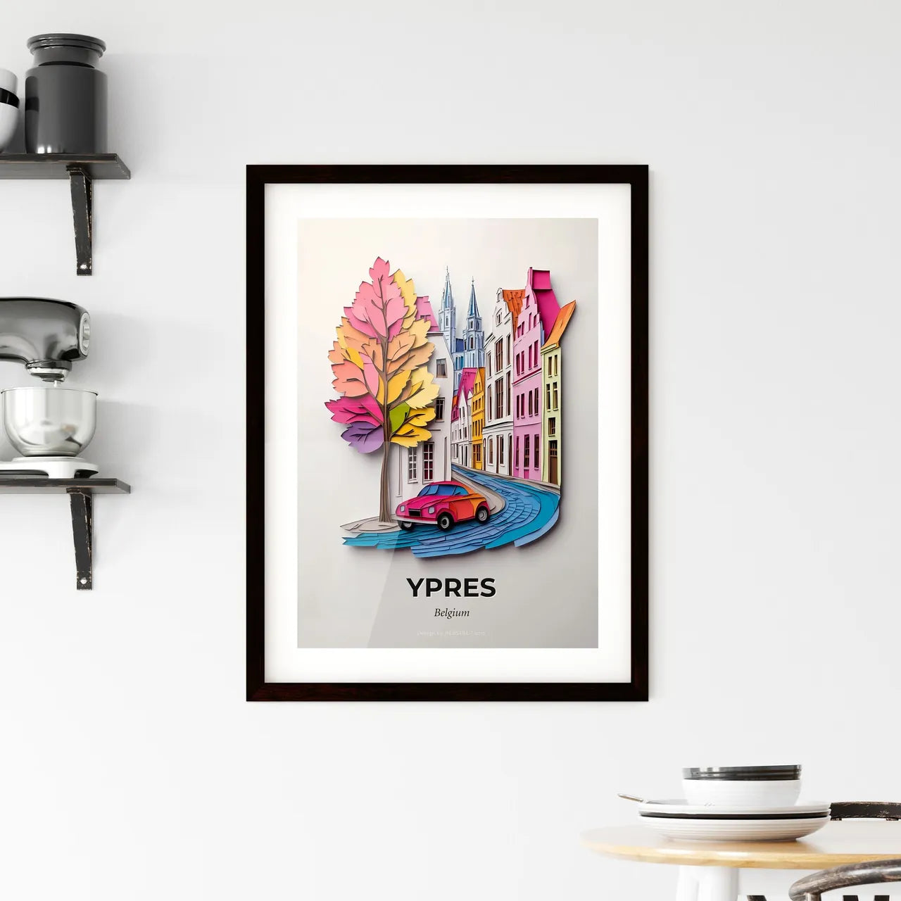 Vivid Ypres , Belgium, Framed Wall Art
