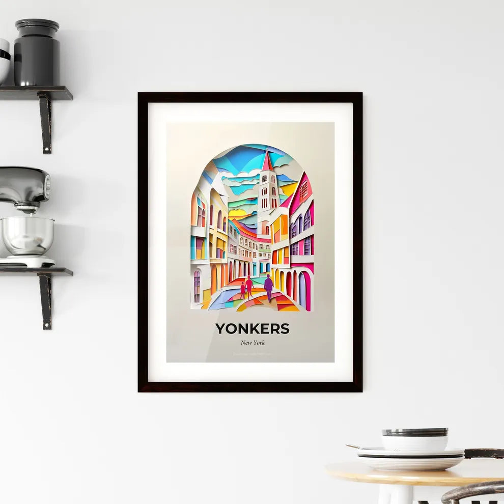 Vivid Yonkers, New York, Framed Wall Art