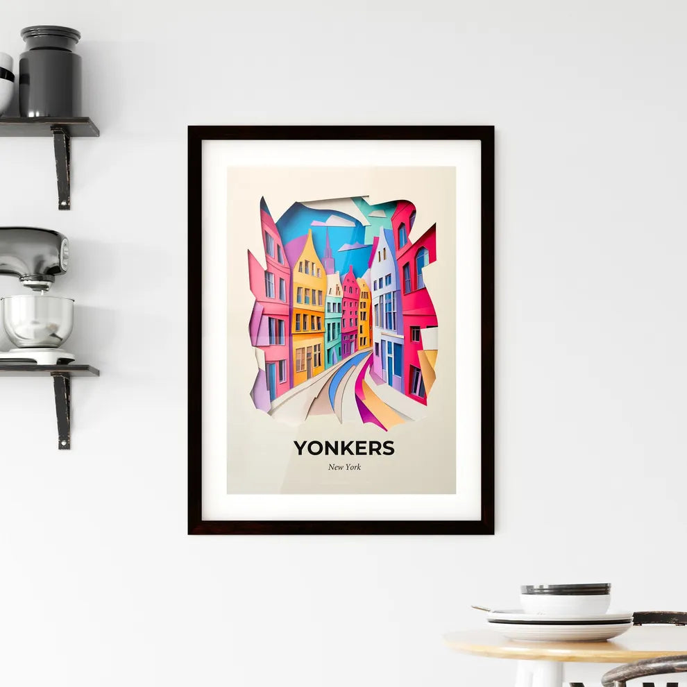 Vivid Yonkers, New York, Framed Wall Art