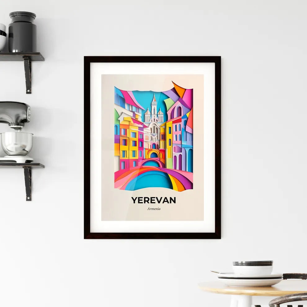 Vivid Yerevan, Armenia, Framed Wall Art